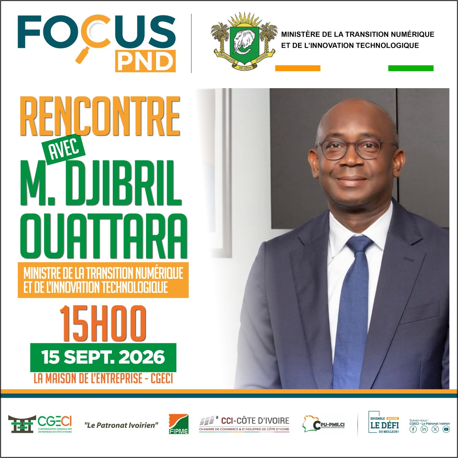 FOCUS PND 2026-2030 : DivineDev présente à la rencontre avec le Ministre Djibril Ouattara